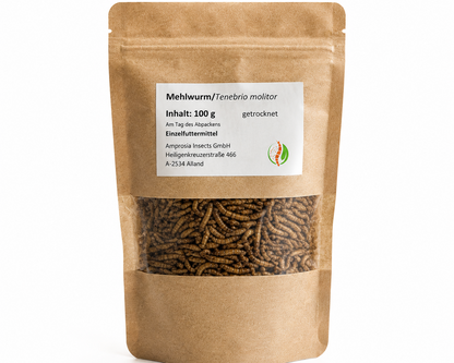 Getrocknete Mehlwürmer (100g,500g)