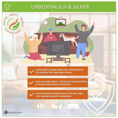 Kleidermotten-Kur Standard – 5x4 Streifen